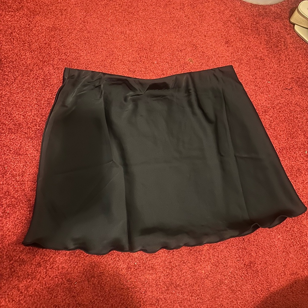 Satin Mini Skirt